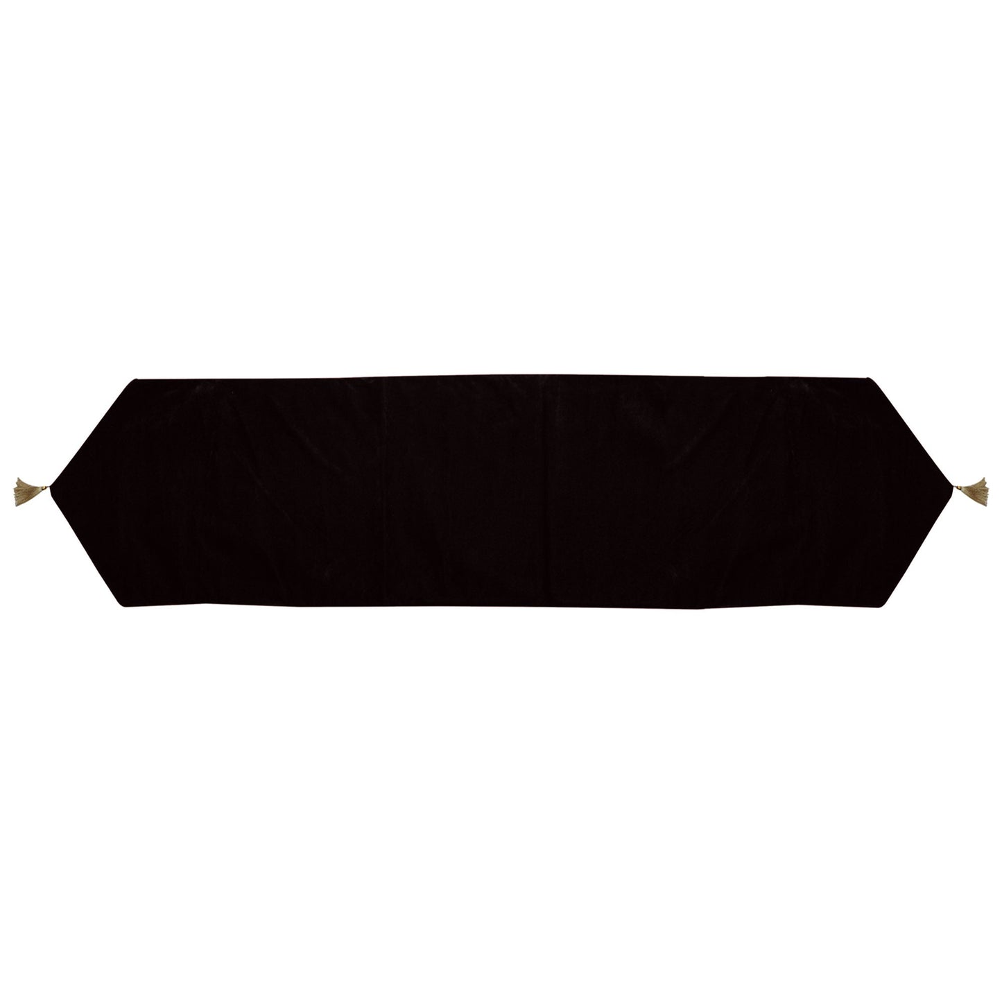 Velvet Table Runner & Toppers Premium black velvet fabric double layer reversible Decorative by Home Heart Brands(made in India)