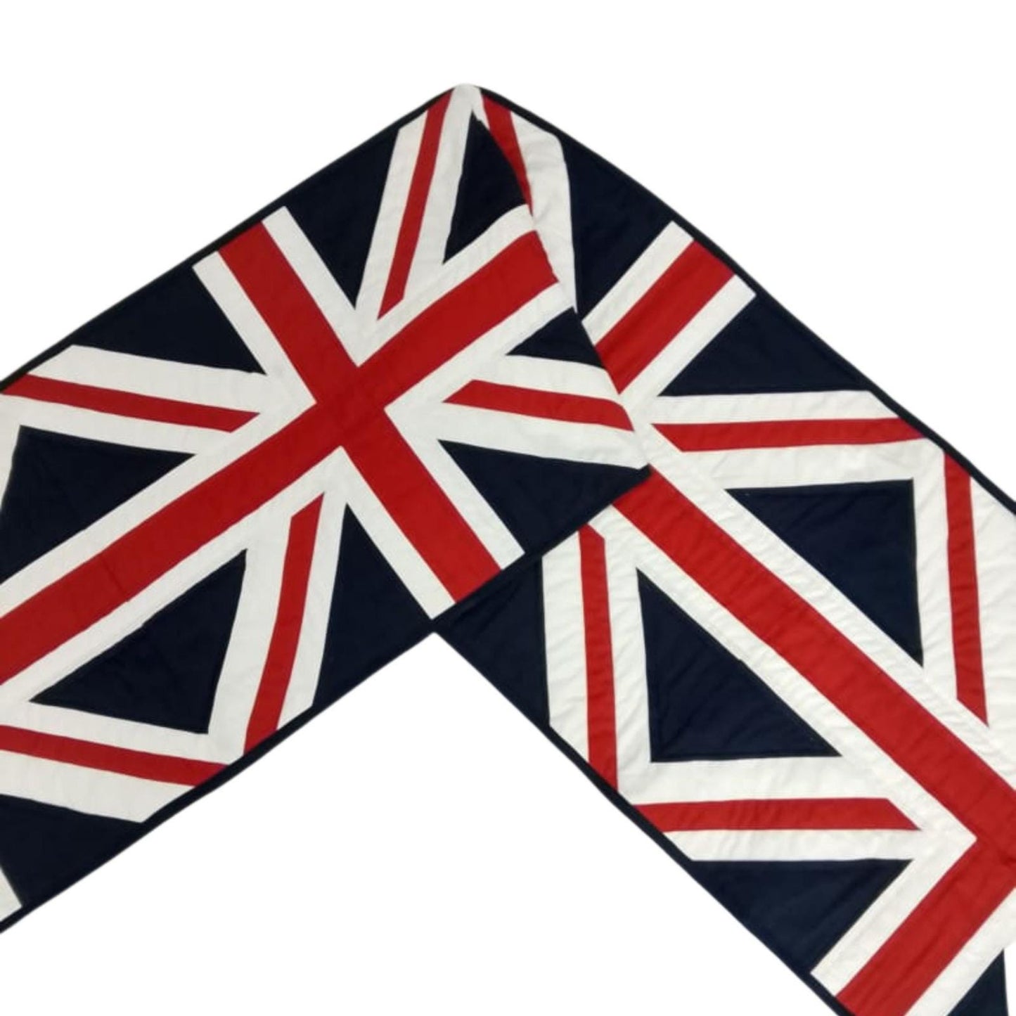 Table runner quilted patchwork Table Runner & Toppers Union Jack British Flag Handmade Cotton Patchwork by HOME HEART Brands(made in INDIA)