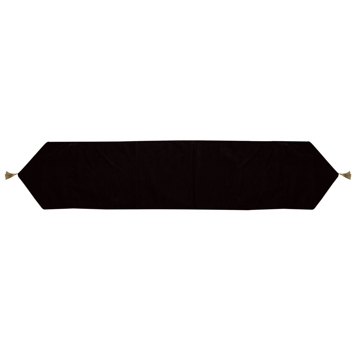 Velvet Table Runner & Toppers Premium black velvet fabric double layer reversible Decorative by Home Heart Brands(made in India)