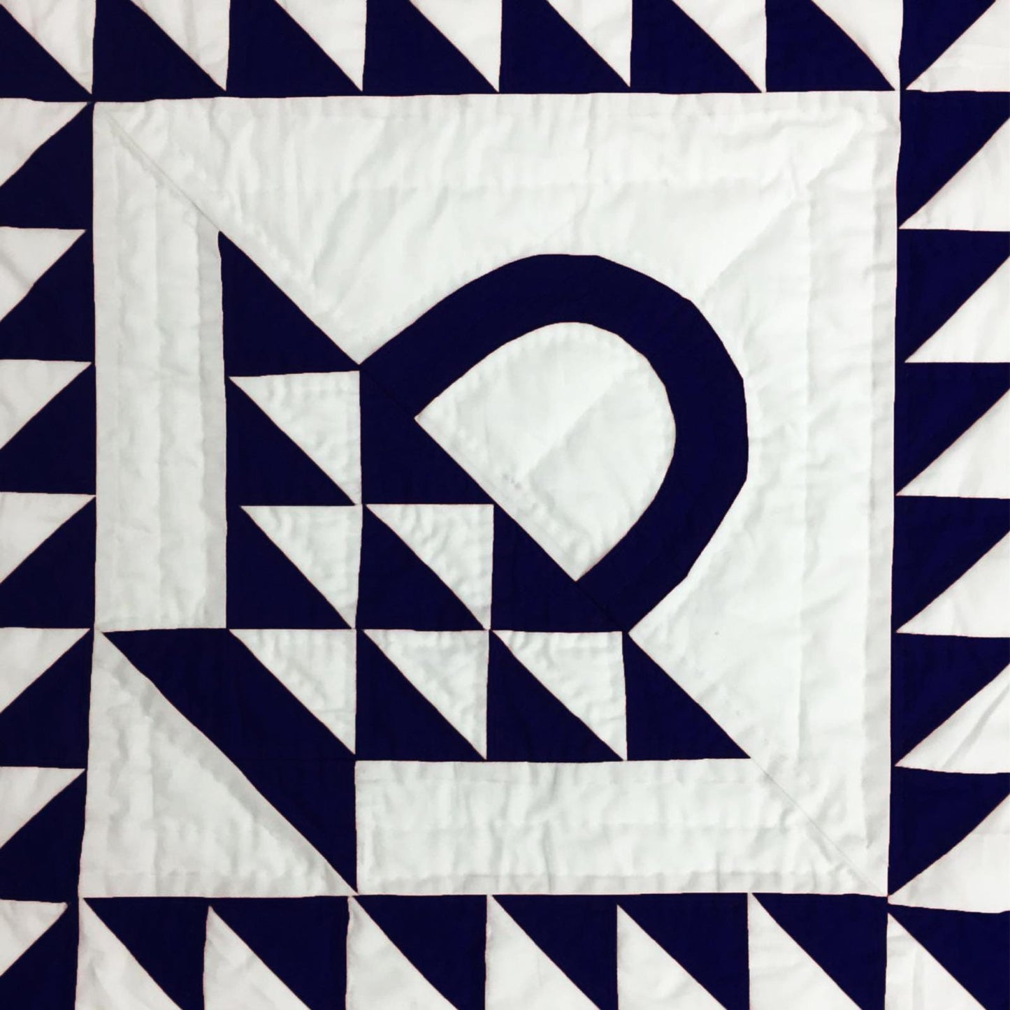 Wall hanging quilt, Small quilt, Throws, Table Toppers , Baby Quilt, calico Basket Navy blue /Off White Cotton fabric by HOME HEART Brands