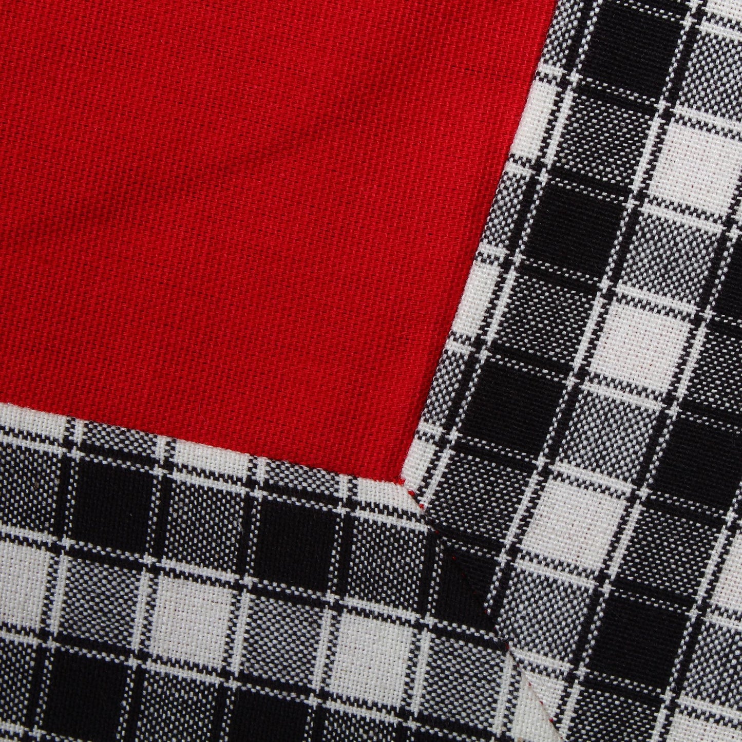 Table Cloth Red Cotton 10oz(310 gsm) duck Canvas Fabric Dining Tablecover for Decoration Machine Washable Made in India by Home Heart Brands