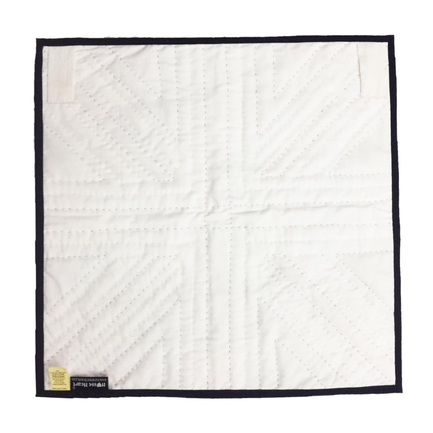 Hand made Hand quilted Wallhanging Quilt, small quilt, placemat 20"x20" Union jack flag calico fabric by Home Heart brands (Made in India)