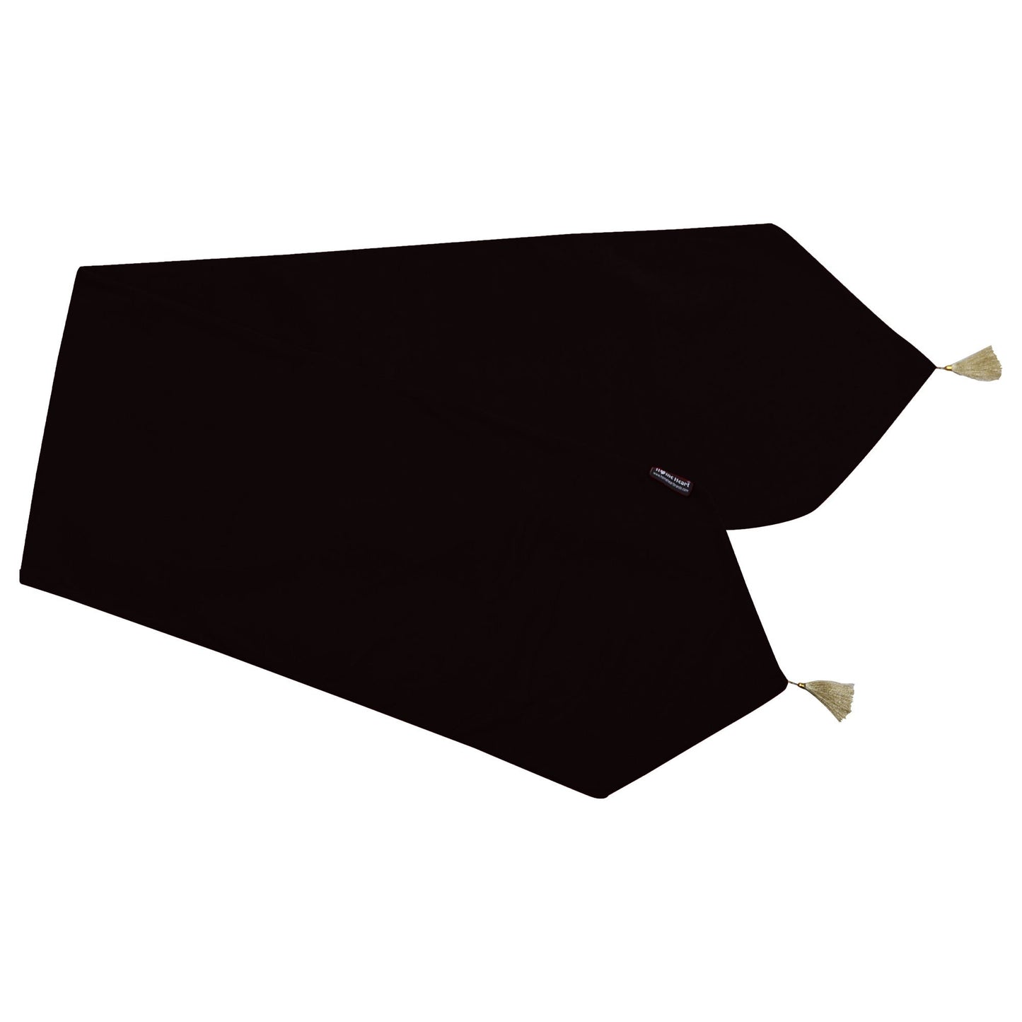Velvet Table Runner & Toppers Premium black velvet fabric double layer reversible Decorative by Home Heart Brands(made in India)