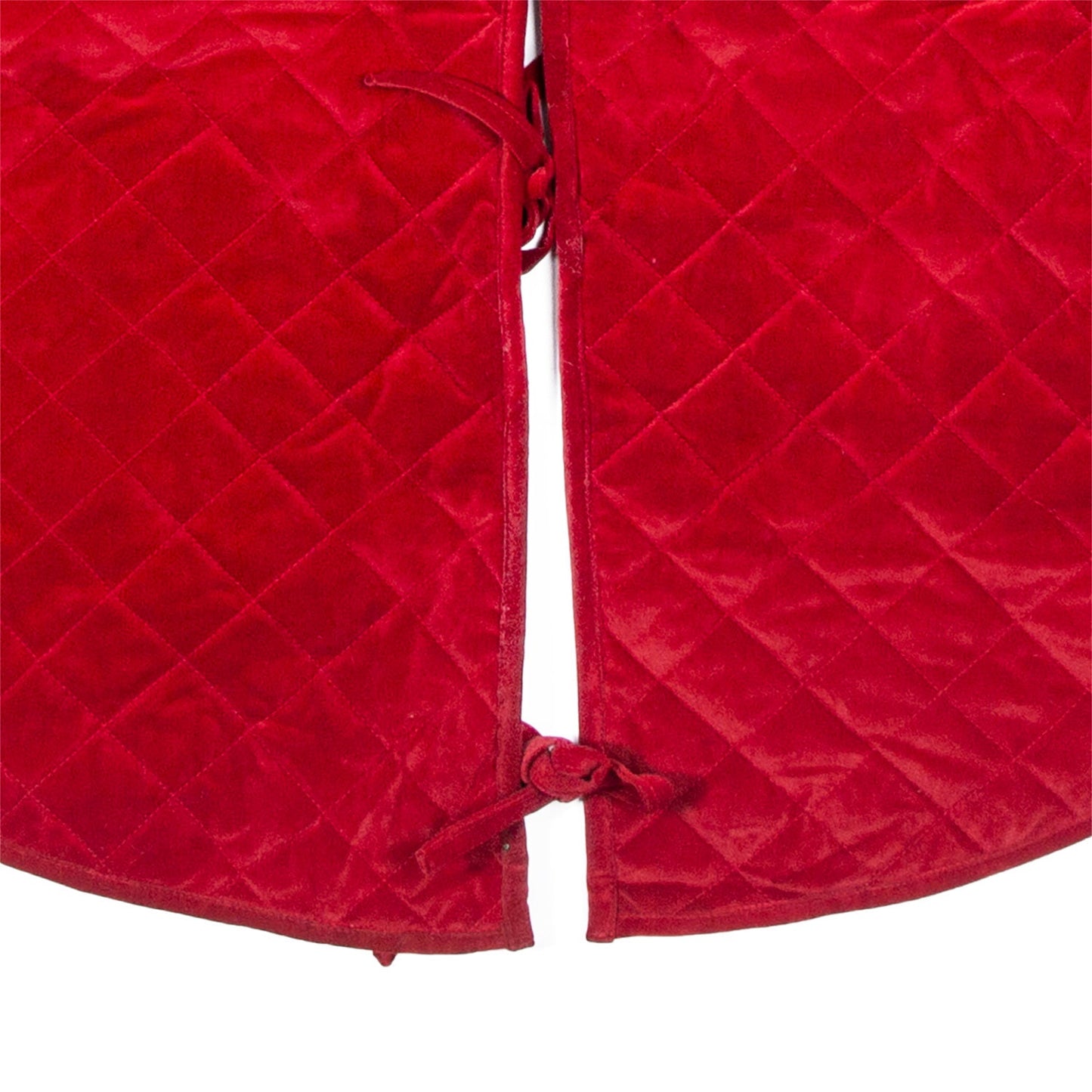Christmas tree skirt Velvet Quilted Thick Double Layer quilted by HOME HEART Brands