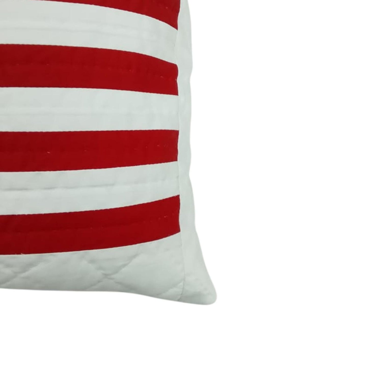 Hand made hand Quilted patchwork pillow cover, cushion cover, calico Country Star Flag pillow cover by HOME HEART Brands(made in India)