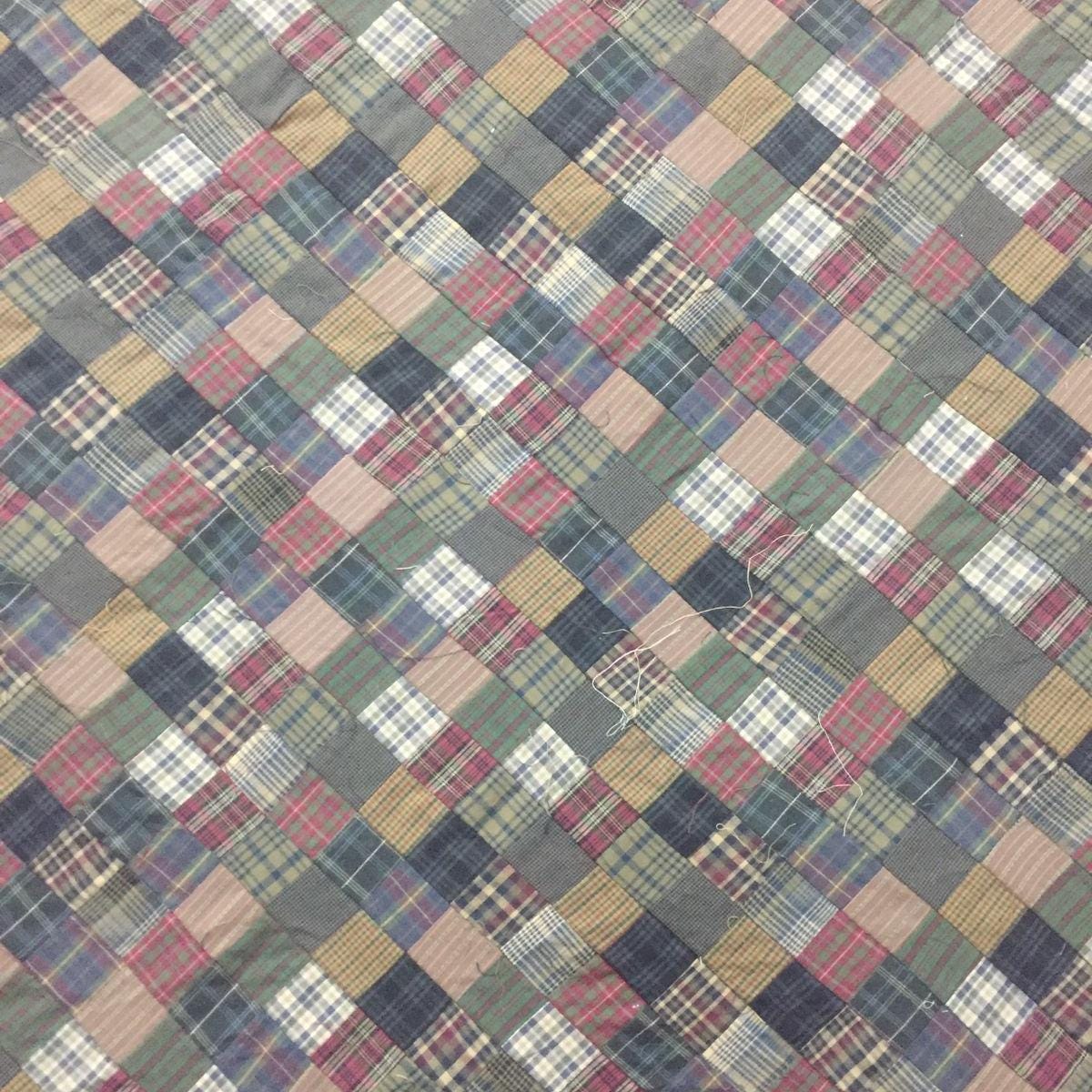 Make to order :Amish quilt calico quilted squares Hand Quilted heirloom quality intricate size patchwork by HOME HEART Brands(Made in India)