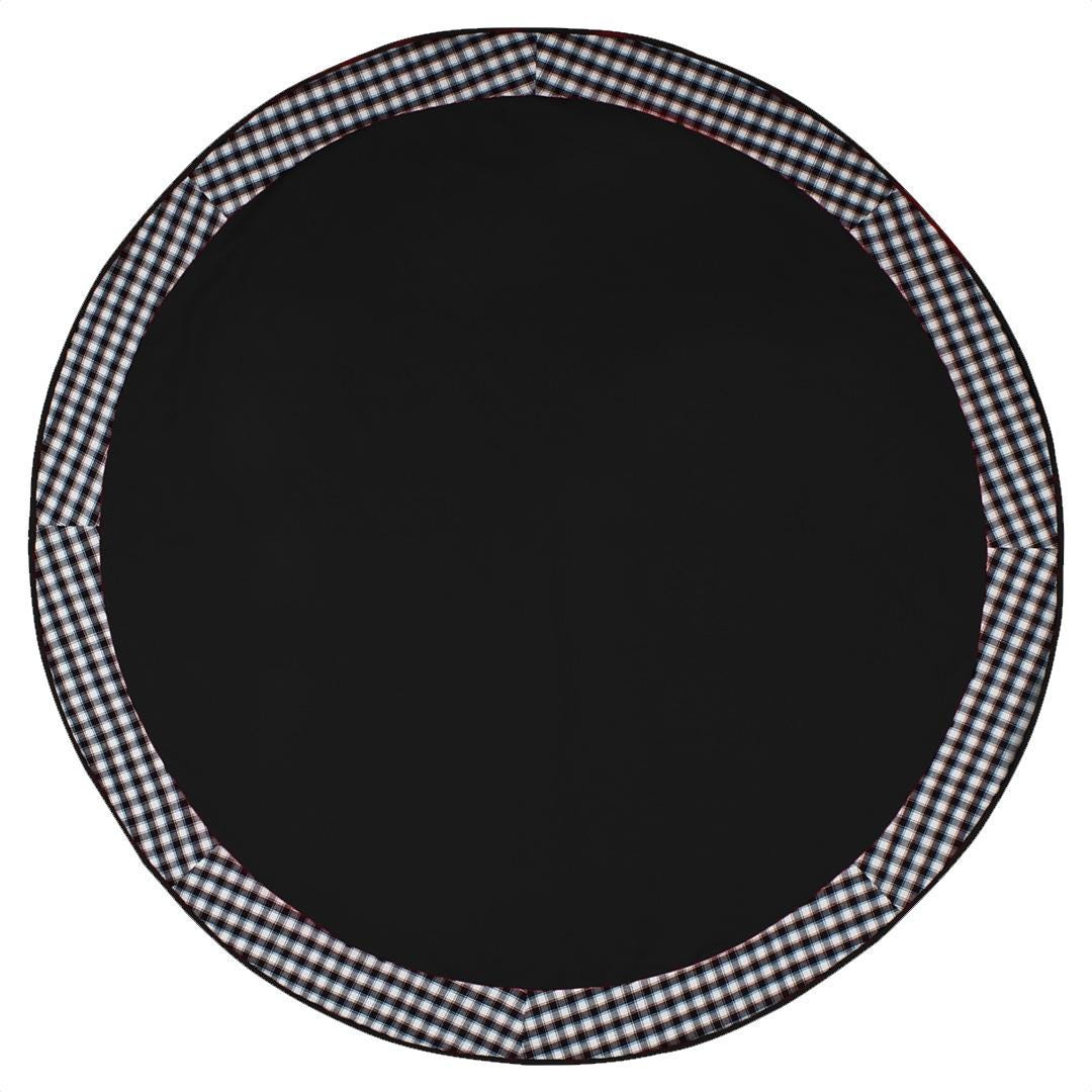 Table Cloth Black Cotton 10oz(310gsm) duck Canvas Fabric Dining Tablecover for decoration Machine Washable Made in India by Home Heart Brand