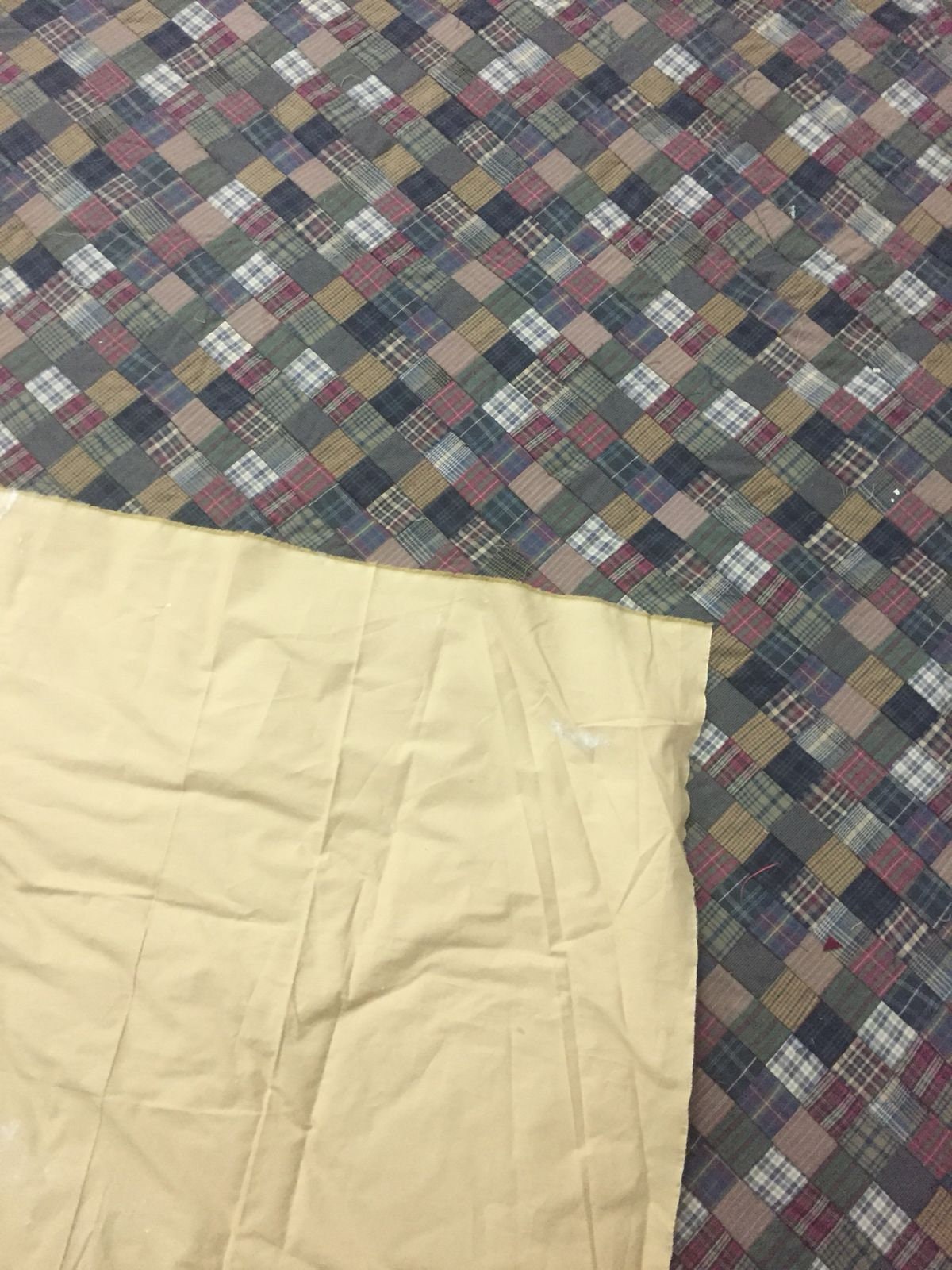 Make to order :Amish quilt calico quilted squares Hand Quilted heirloom quality intricate size patchwork by HOME HEART Brands(Made in India)