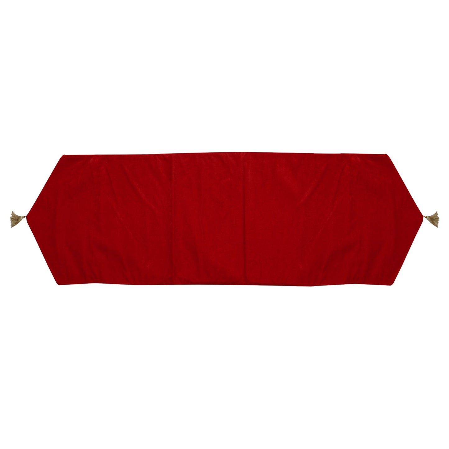 Velvet Table Runner & Toppers Premium burgundy velvet fabric double layer reversible Decorative by Home Heart Brands(made in India)