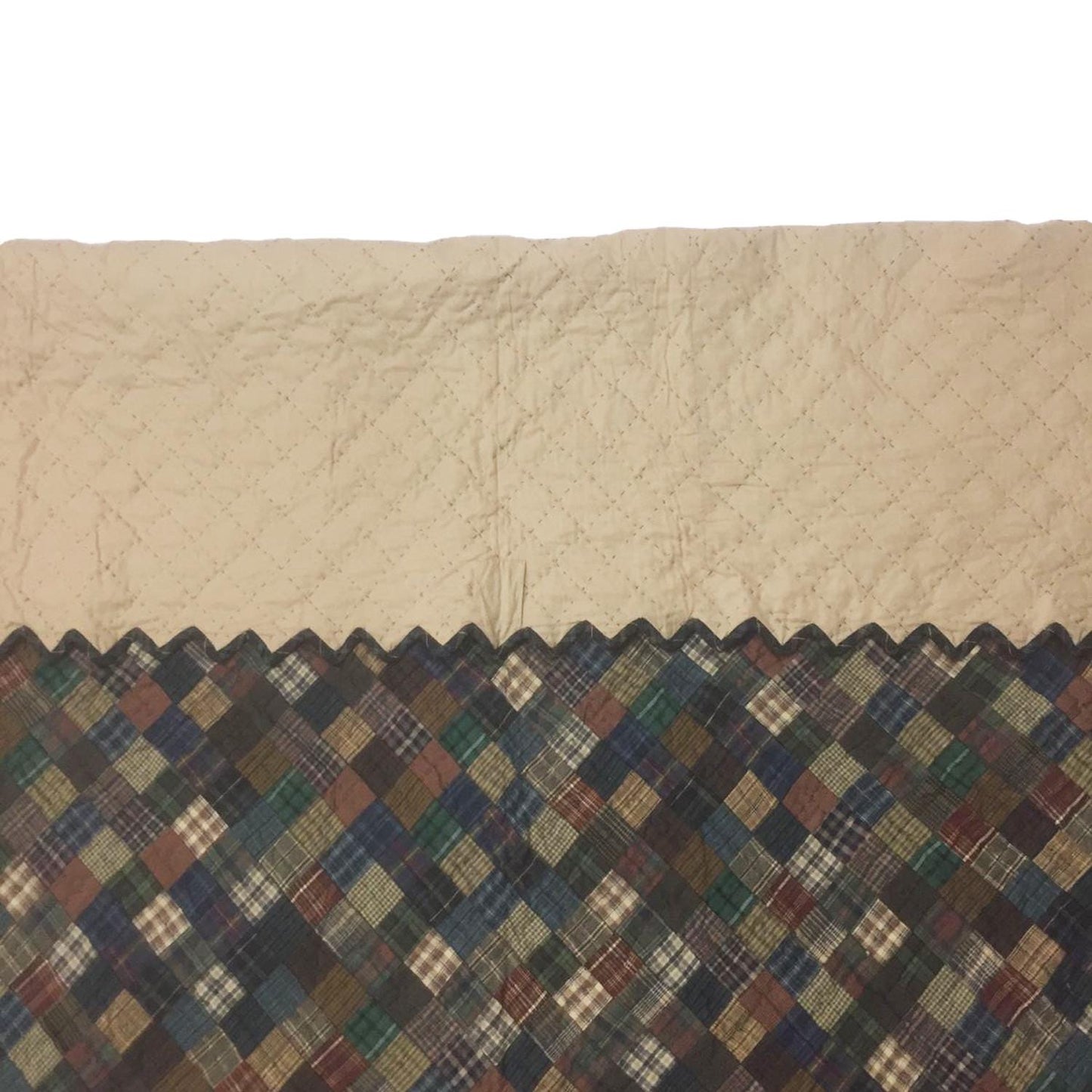 Wall hanging Hand made hand quilted quilt, Throws, Table topper Quilt quilted square plaid 100% Cotton Heirloom Quality by HOME HEART Brands