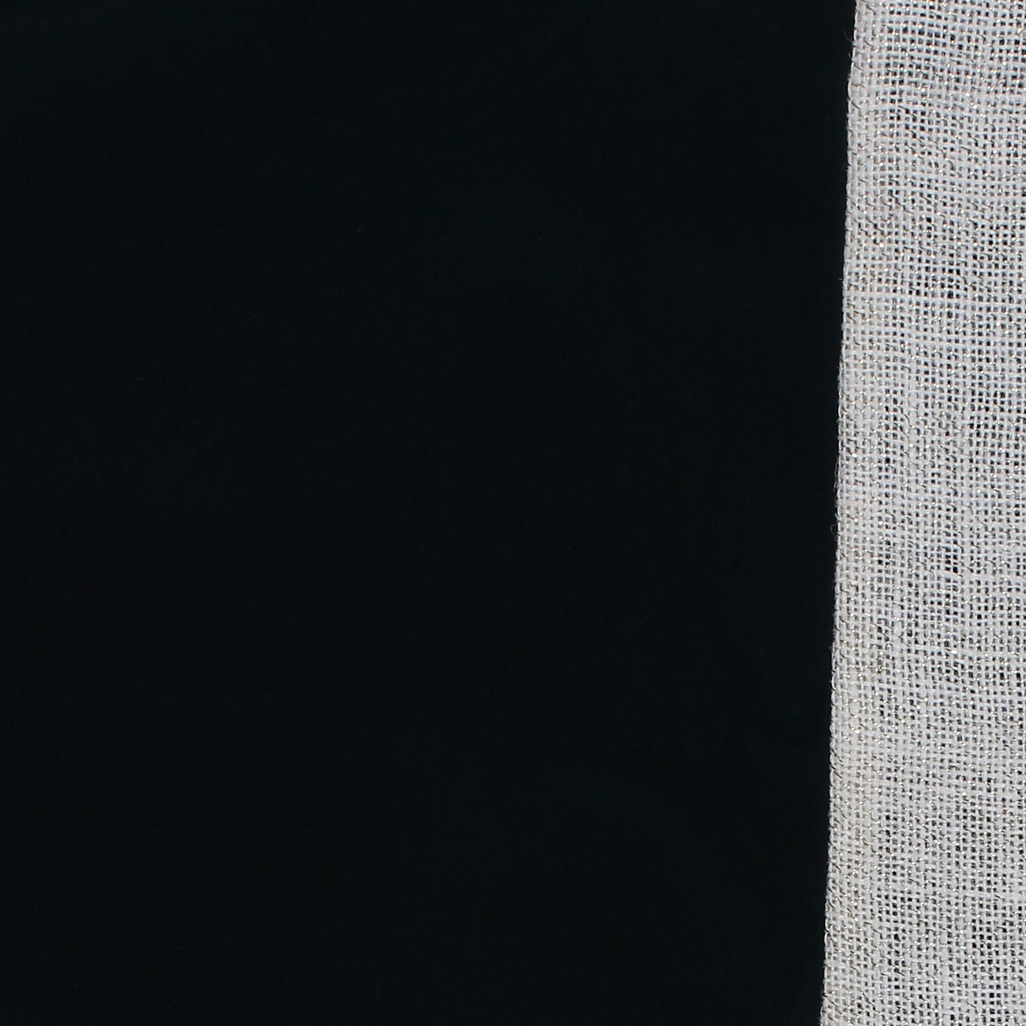 Velvet Table Runner & Toppers Premium dark green with ivory lurex jute border double layer by Home Heart Brands(made in INDIA)