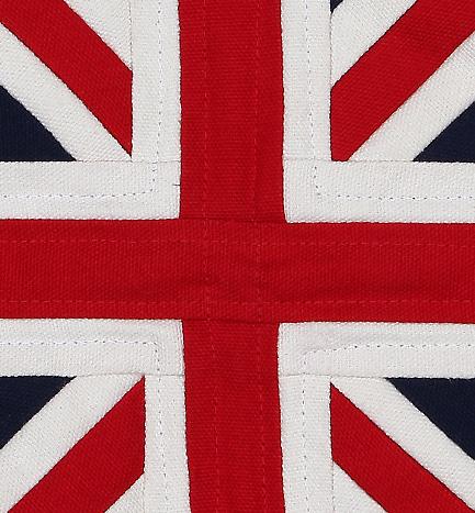 Cotton Table runner & Toppers Premium tapestry cotton fabric Red Union jack flag by Home Heart Brands(Made in India)