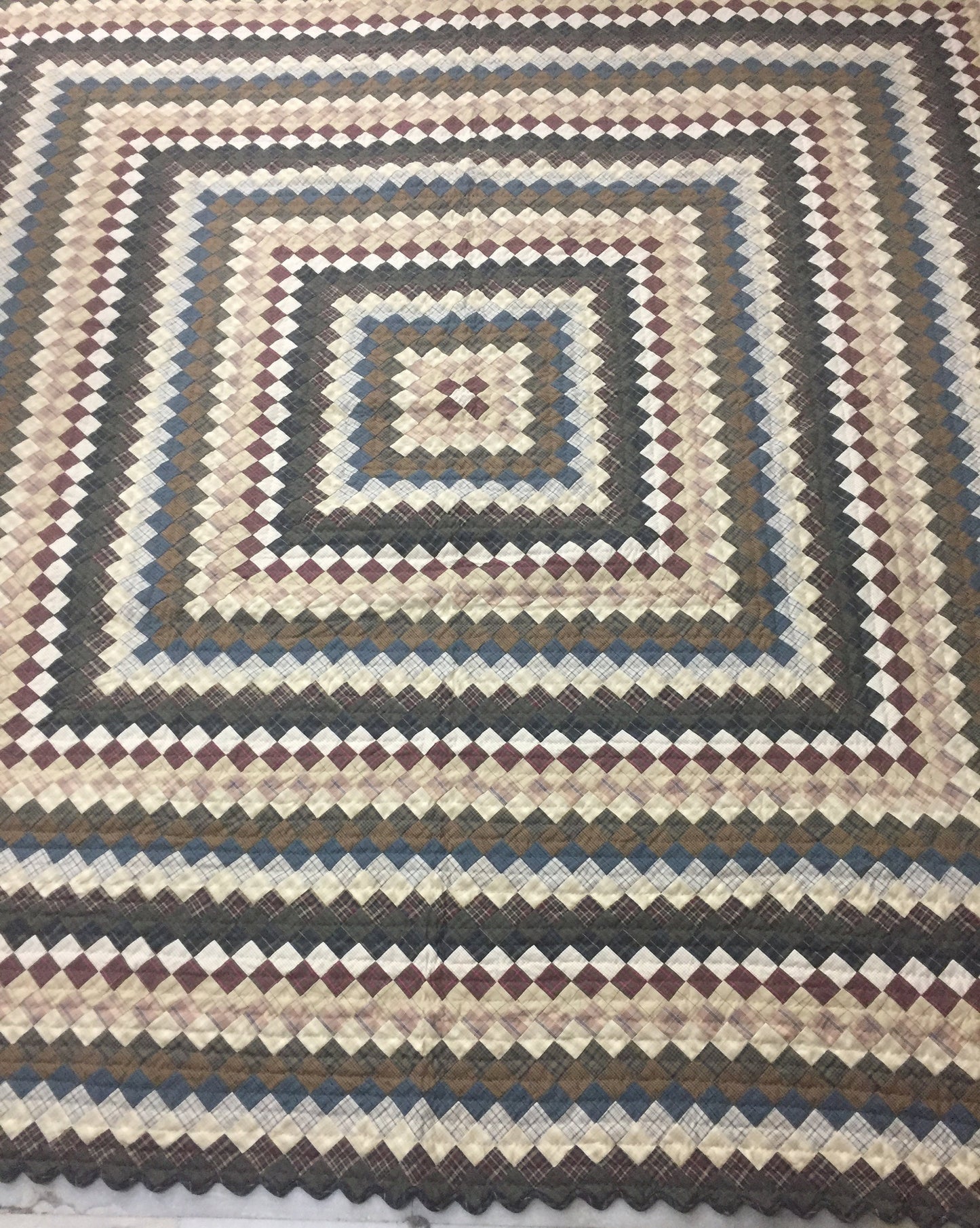 Make to order: Amish country Hand Quilted bedspread Quilt heirloom quality intricate size patchwork by HOME HEART Brands(Made in India)