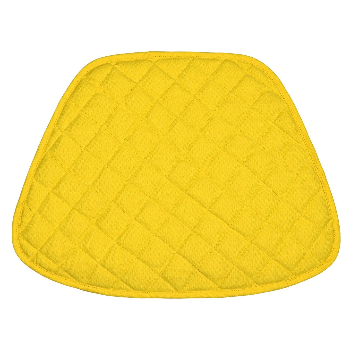 Wedge quilted placemat ,Trivet, pot holder, table mat yellow duck cotton reversible by HOME HEART Brands( Made in India)