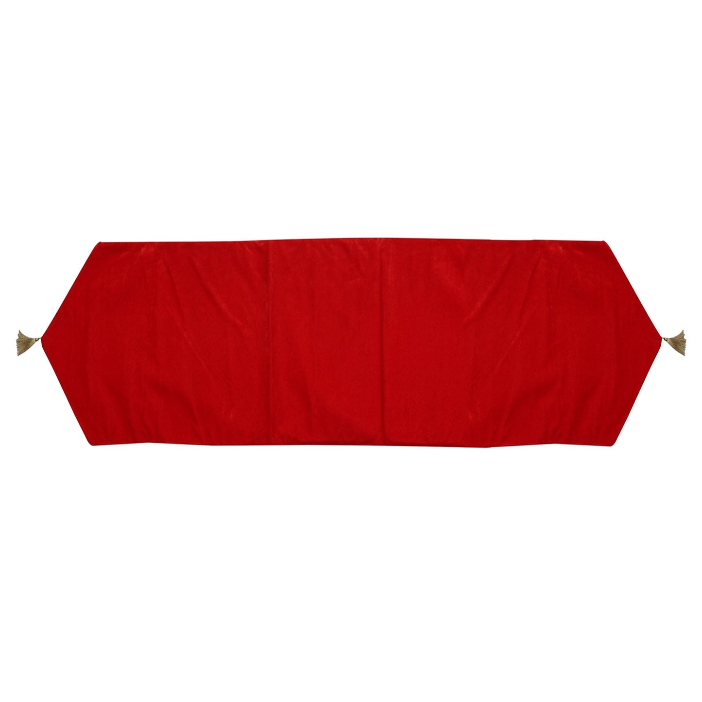 Velvet Table Runner & Toppers Premium red velvet fabric double layer reversible Decorative by Home Heart Brands(made in India)