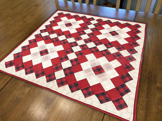 Quilted Table runners, small quilt, Wallhanging & Table Toppers Boston common patchwork with sew pocket by Home Heart brands (Made in India)