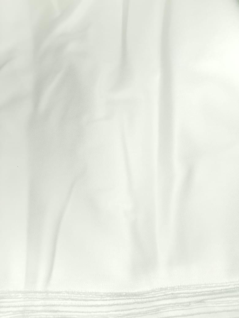 OffWhite Cotton Twill Fabric 58” Wide 490 GSM Ventana Twill Heavyweight Durable yard in cut collection by HOME HEART Brands (Made in India)