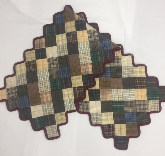 Quilted patchwork Table Runner & Toppers Table Centerpiece primitive square country runner Handmade by HOME HEART Brands(made in INDIA)