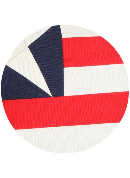 American flag Star pattern duck heavy cotton fabric Tote Bag Shopping Bag, Patterned Shopping Bag in two style by HOME HEART Brands