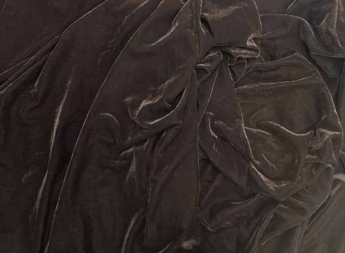 Velvet soft fabric 42” wide Midnight Teal choose your yard meter in cut collection by HOME HEART Brands (Made in India)