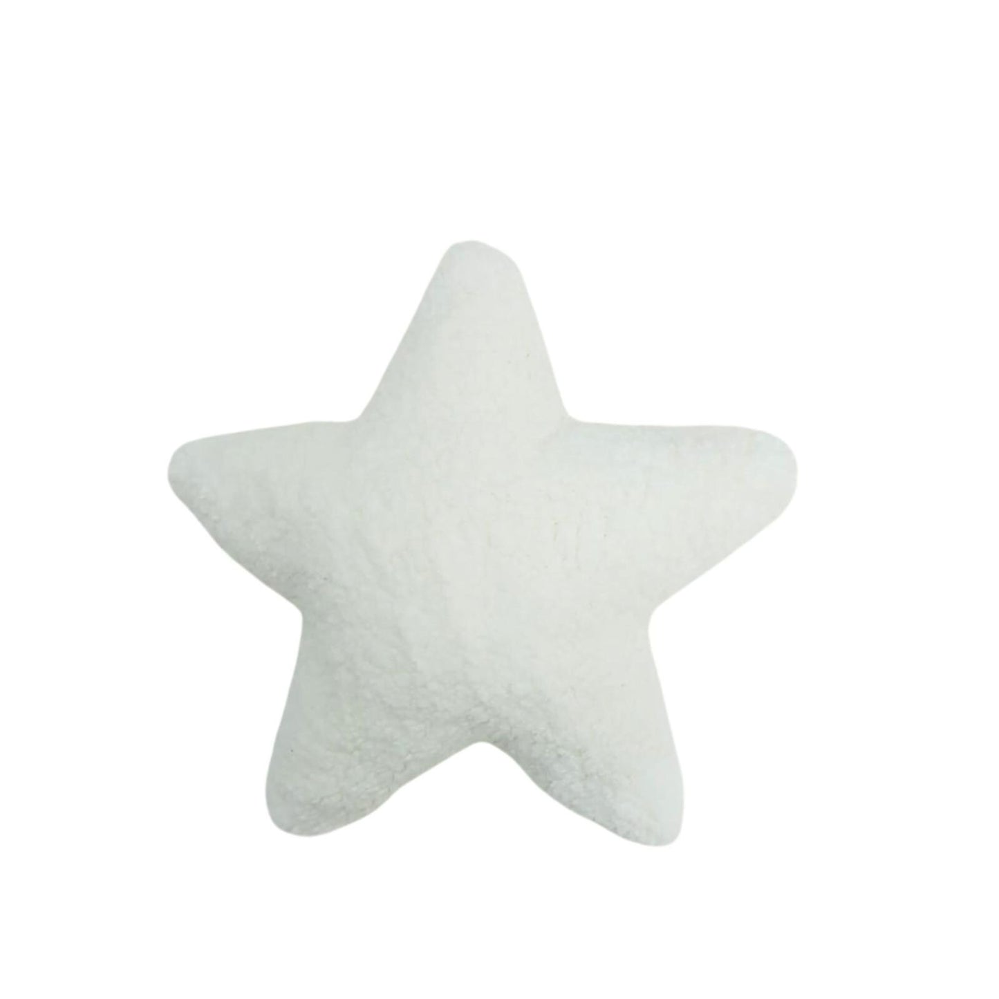 Sherpa Star pillow soft plush, neutral heart pillow, neutral star decor, sherpa star shaped pillow by HOME HEART Brands (Made in India)