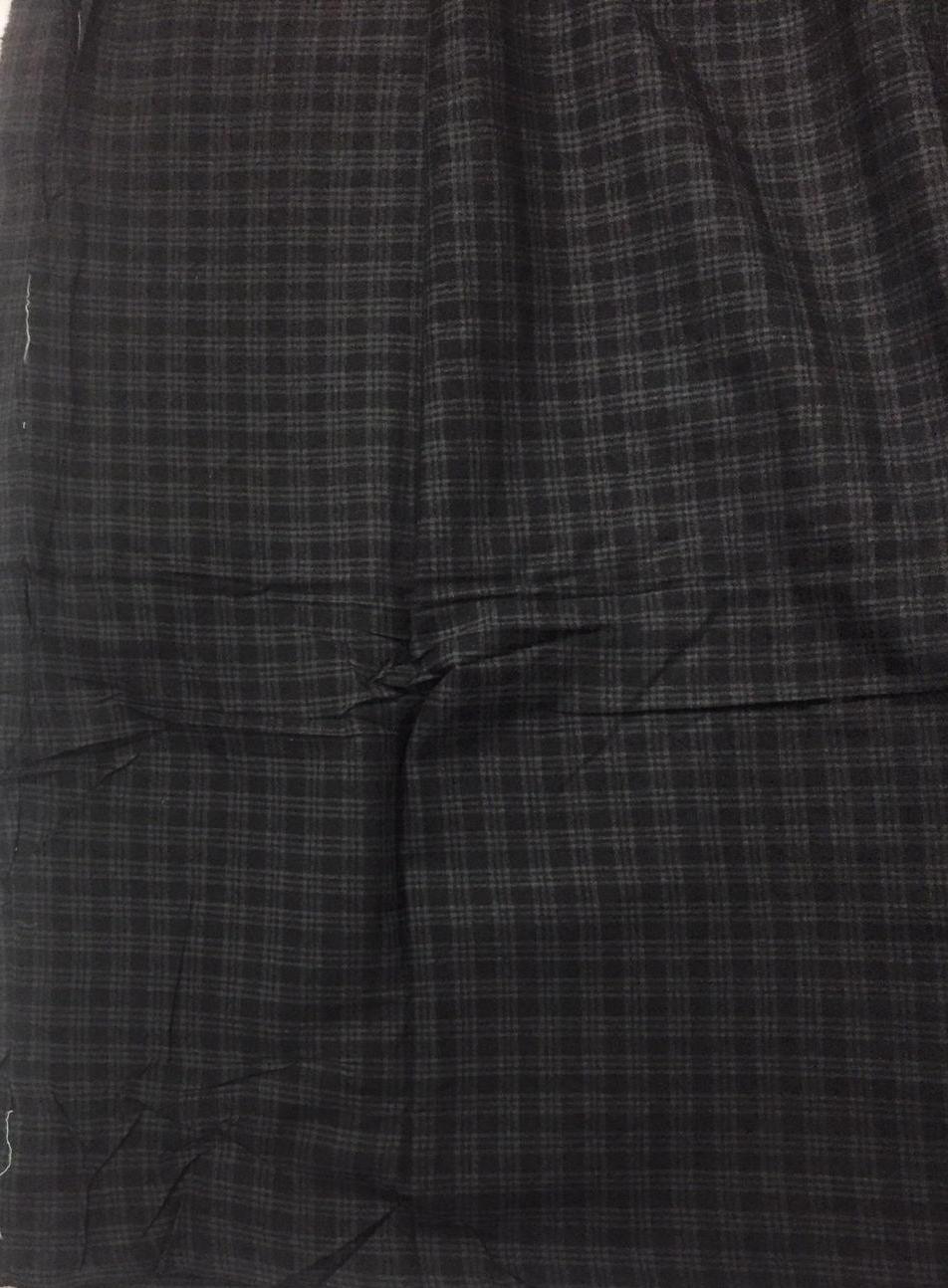 Fabric soft cotton Navy blue plaid home spun Fabric choose your yard in cut collection by HOME HEART Brands (Made in India)