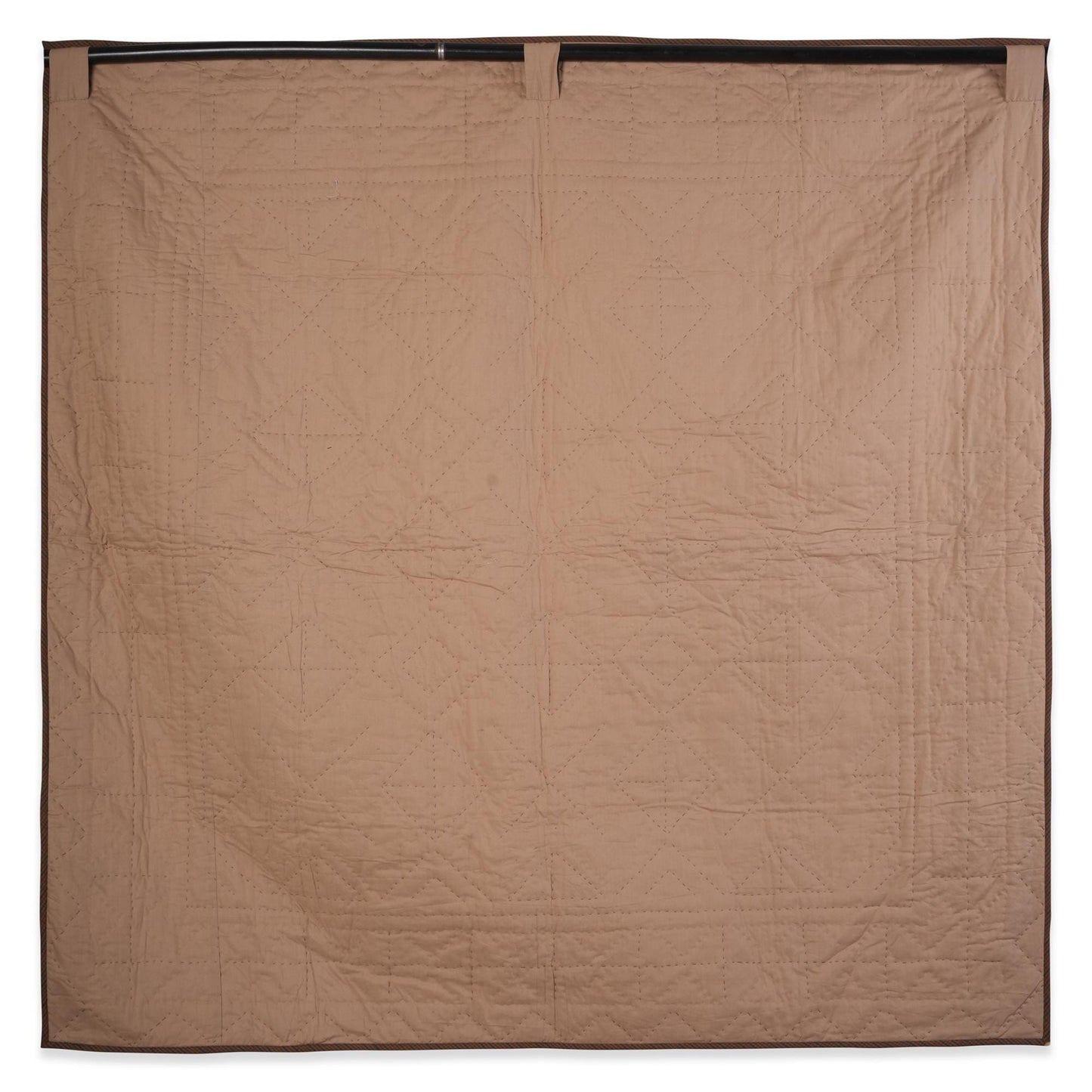 Hand made calico plaid country North Star 44"x44" Cotton Hand Quilted patchwork Wall hanging & Toppers, baby quilt by HOME HEART Brands