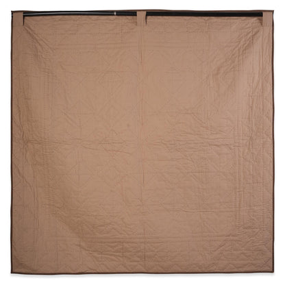 Hand made calico plaid country North Star 44"x44" Cotton Hand Quilted patchwork Wall hanging & Toppers, baby quilt by HOME HEART Brands