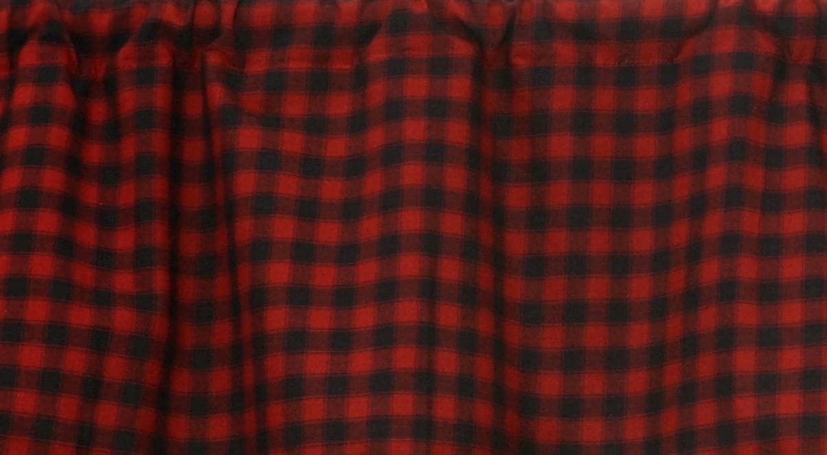 Christmas tree skirt NUTCRACKER Plaid Quilted 46" round patchwork embroidered Cotton Thick Double Layer by HOME HEART Brands(Made in India)