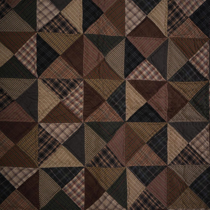 Throw Quilt, Wall hanging ,Table Toppers & baby quilt kaleidoscope country Hand Quilted cotton quilt by Home Heart brands (Made in India)
