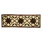 Quilted Table Runner & Toppers Christmas star galore Country embroidered patchwork 14"x44" by HOME HEART Brands(Made in India)