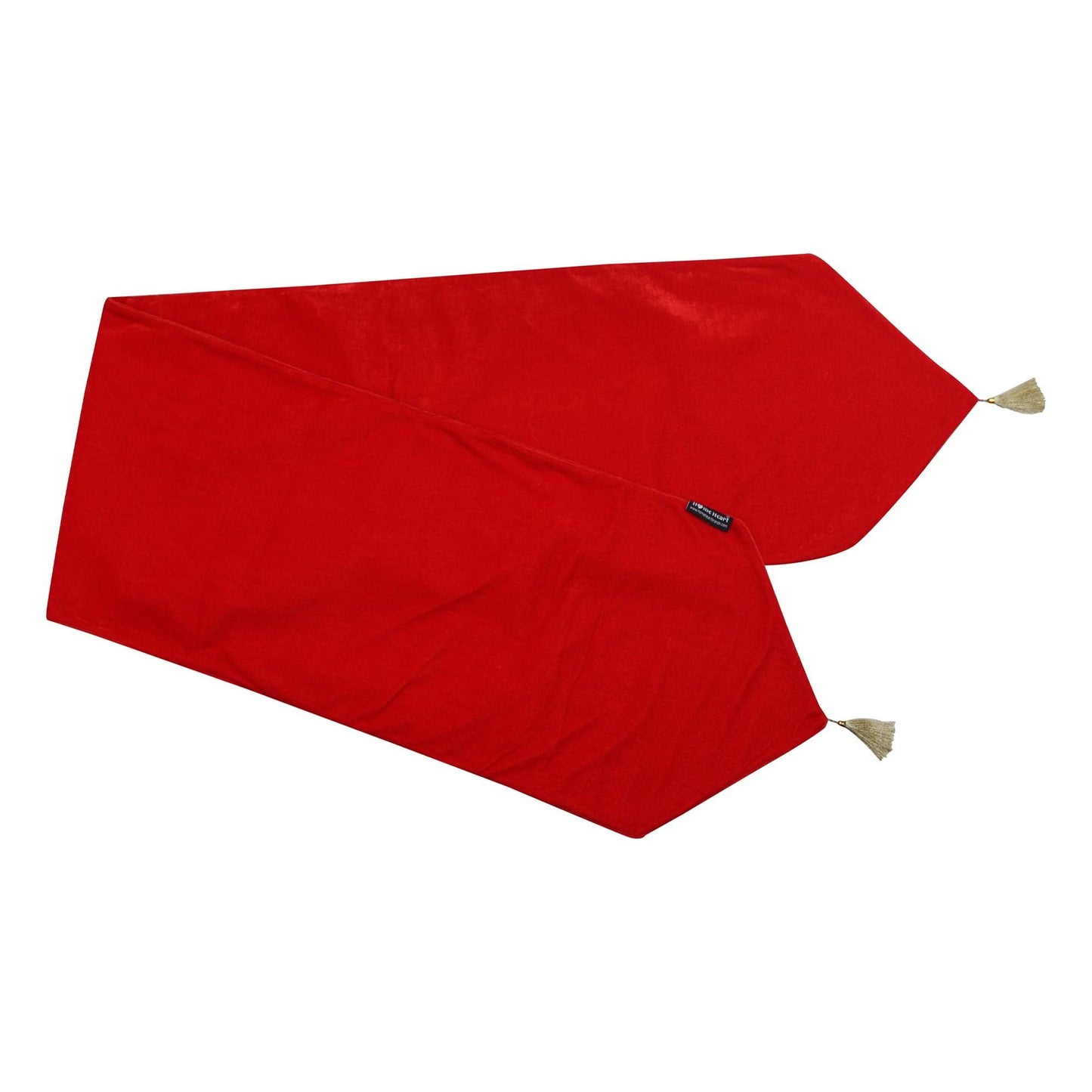 Red color micro velvet soft fabric 42� wide choose your yard meter in cut collection by HOME HEART Brands (Made in India)