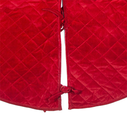 Christmas tree skirt Velvet Quilted Thick Double Layer quilted by HOME HEART Brands