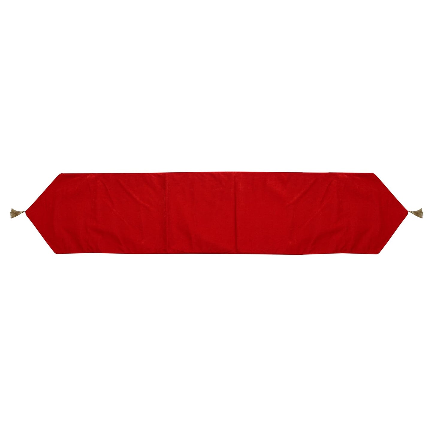 Velvet Table Runner & Toppers Premium red velvet fabric double layer reversible Decorative by Home Heart Brands(made in India)