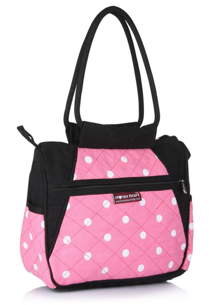 Women's canvas hand bag duck cotton Cute & classic by HOME HEART Brands (made in INDIA)