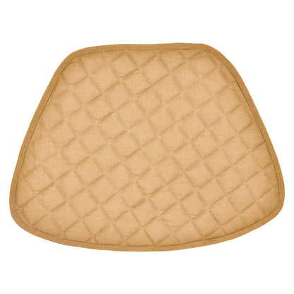 Wedge quilted placemat ,Trivet, pot holder, table mat beige duck cotton reversible by HOME HEART Brands( Made in India)