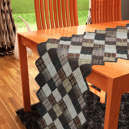 Fabric soft cotton black & tan  plaid home spun Fabric choose your yard in cut collection by HOME HEART Brands (Made in India)
