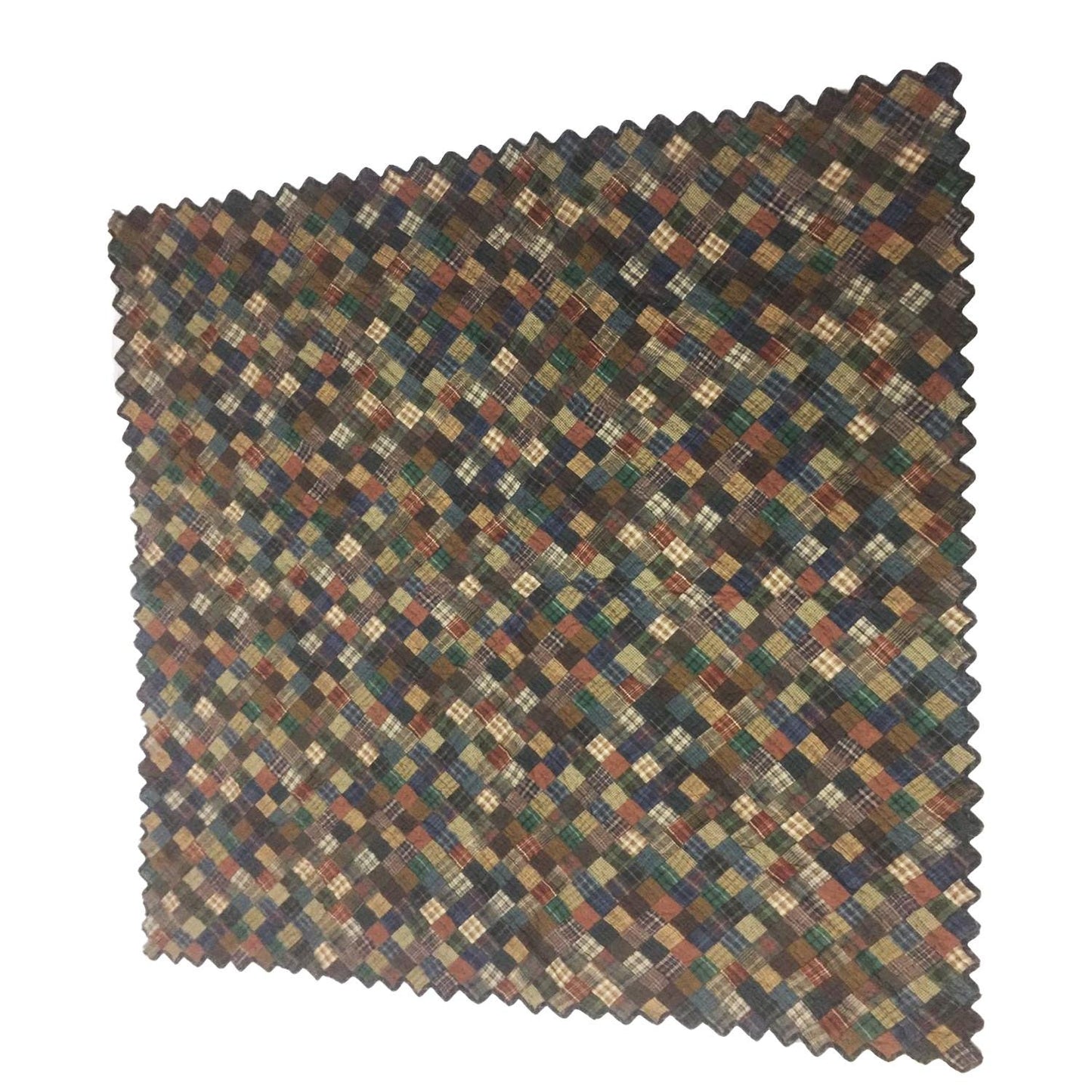 Wall hanging Hand made hand quilted quilt, Throws, Table topper Quilt quilted square plaid 100% Cotton Heirloom Quality by HOME HEART Brands