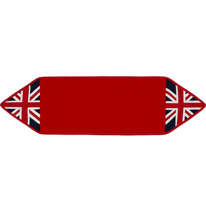 Cotton Table runner & Toppers Premium tapestry cotton fabric Red Union jack flag by Home Heart Brands(Made in India)