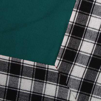 Table Cloth Myrtle Green 10oz(310 gsm) duck Canvas cotton Fabric Dining Tablecover and Machine Washable Made in India by Home Heart Brands