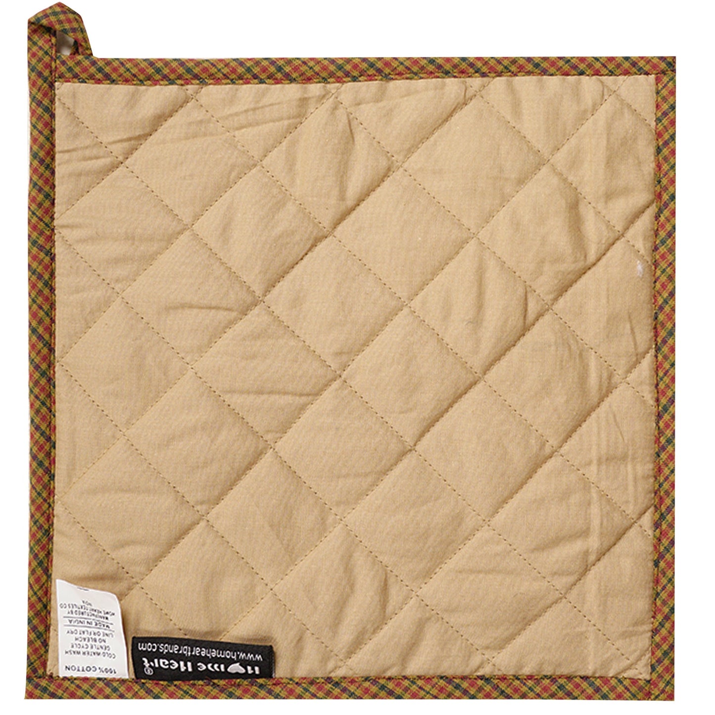Quilted Potholders /quilted country potholders/ Table topper/ handmade embroidered star primitive 9"x9" by HOME HEART Brands( Made in India)