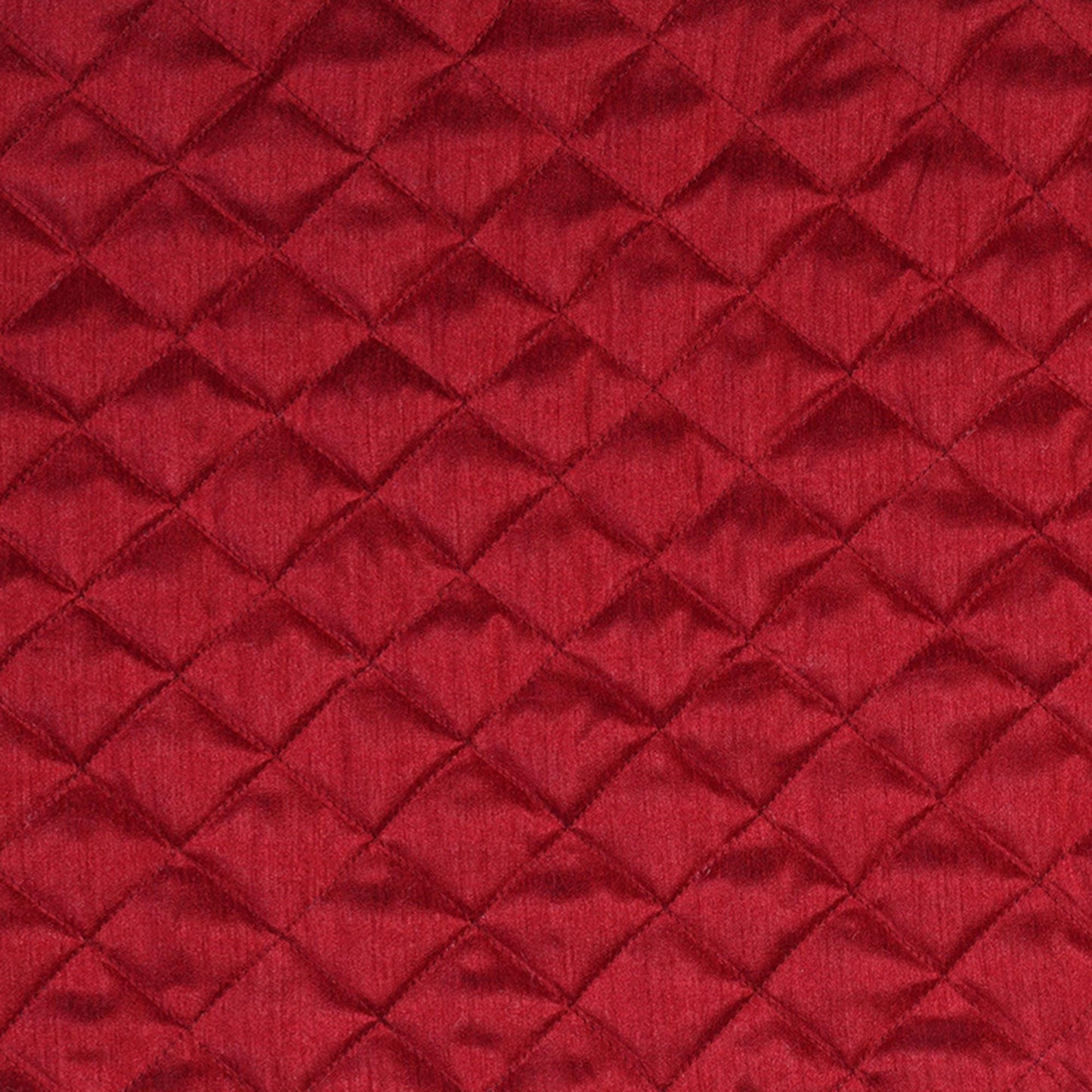 Dupioni silk quilted Table Runner & Toppers cardinal red scallop border reversible double layer by Home Heart Brands(made in INDIA)