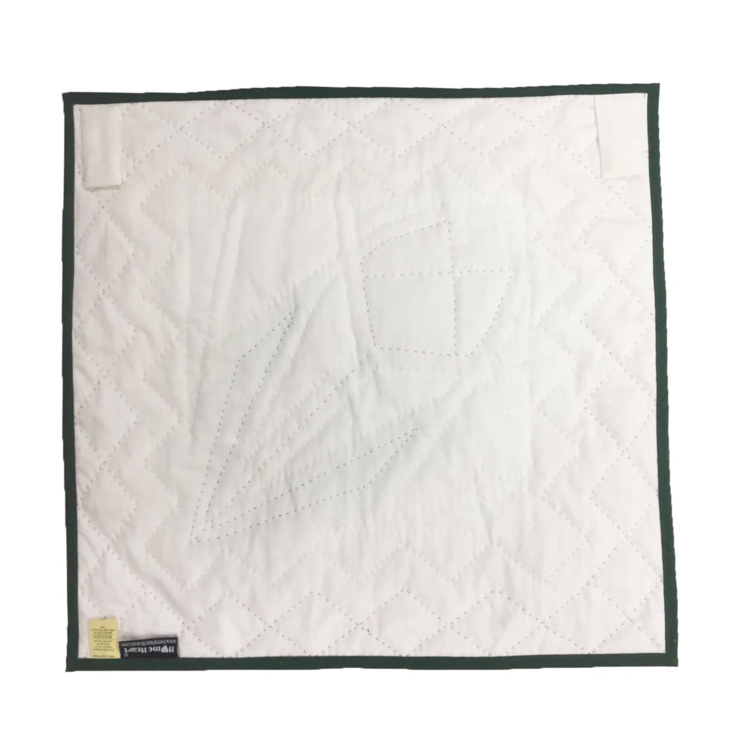 TULIP 19"X19" Hand made Hand quilted Wall hanging, Throw Quilt, small quilt, Table Topper calico cotton by Home Heart brands (Made in India)