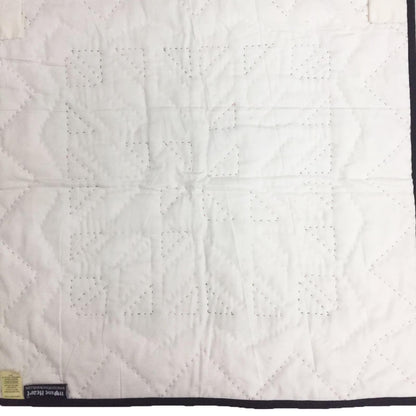 Hand made Hand quilted Wall hanging Quilt, small quilt, Table Topper 19"x19" Broken star calico fabric by Home Heart brands (Made in India)