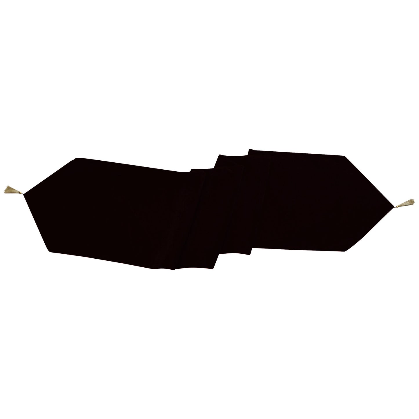 Velvet Table Runner & Toppers Premium black velvet fabric double layer reversible Decorative by Home Heart Brands(made in India)