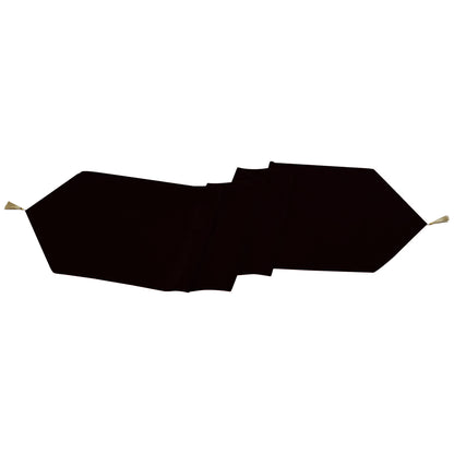 Velvet Table Runner & Toppers Premium black velvet fabric double layer reversible Decorative by Home Heart Brands(made in India)