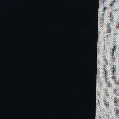 Velvet Table Runner & Toppers Premium dark green with ivory lurex jute border double layer by Home Heart Brands(made in INDIA)