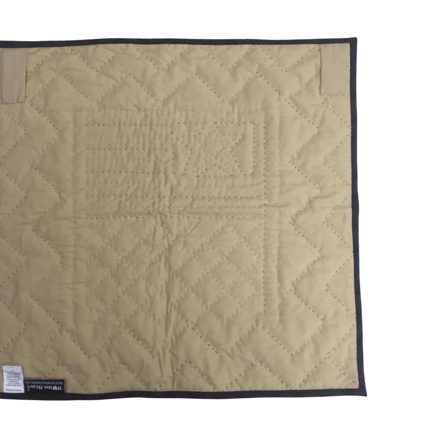 Old glory flag hand quilted crafted 19"X19" block square quilt, small quilt, Table Topper calico fabric by Home Heart brands (Made in India)