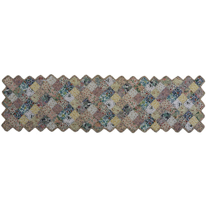 Table runner quilted patchwork Table Runner & Toppers Calico Country Floral by HOME HEART Brands(made in INDIA)