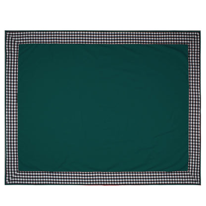 Table Cloth Myrtle Green 10oz(310 gsm) duck Canvas cotton Fabric Dining Tablecover and Machine Washable Made in India by Home Heart Brands